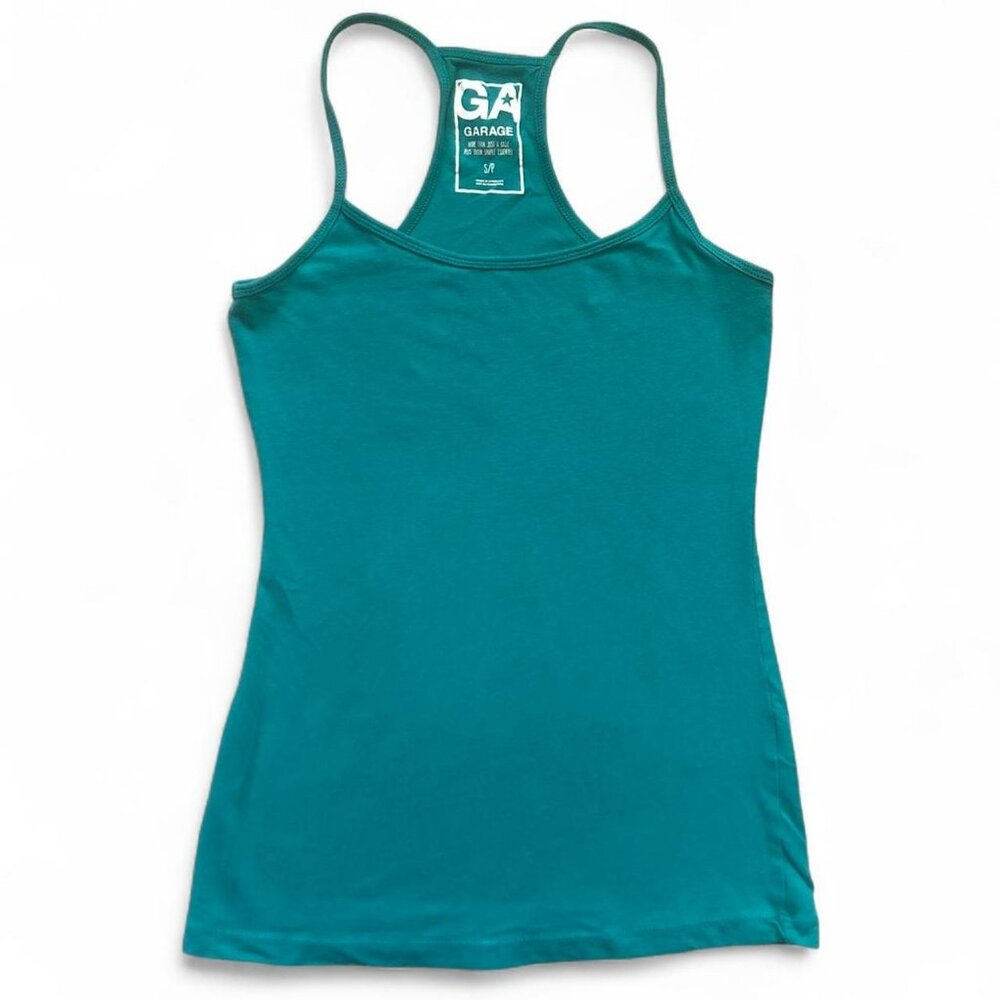 Vtg Garage Teal Cami - Picture 2 of 4